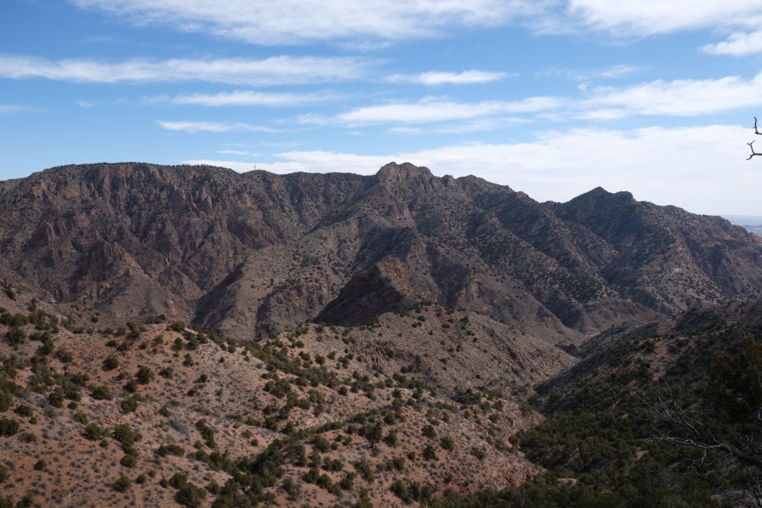 View over the Grand Canyon from the south.