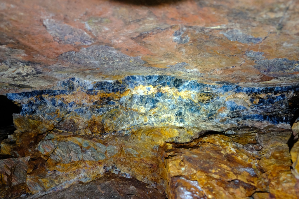 Some more minerals in the Galena King mine.
