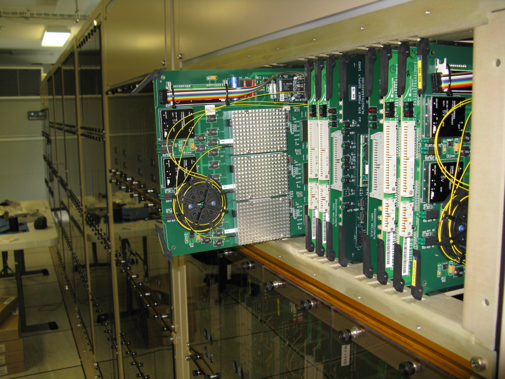 One of the data receivers inside the correlator.