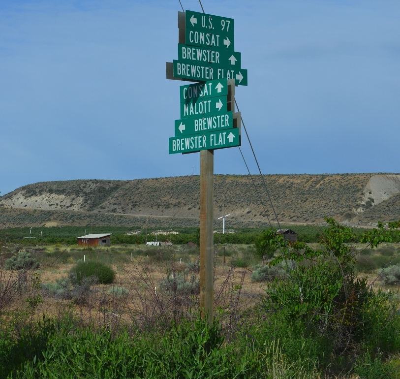 Sign near Brewster VLBA